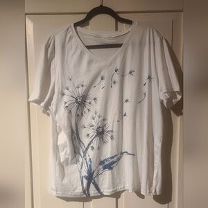 GRAPHIC TSHIRT-DANDELIONS